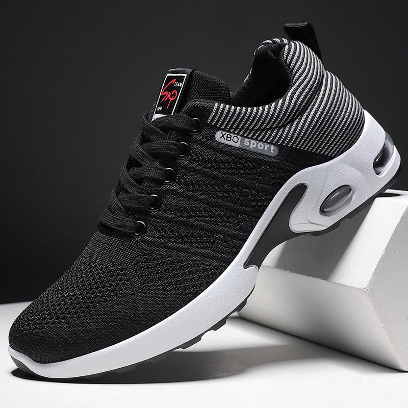 Sports Hiking and Running Shoes for Men Lightweight Men's Designer Mesh Sneakers Lace-Up Male Outdoor Sports Tennis Breath Shoes