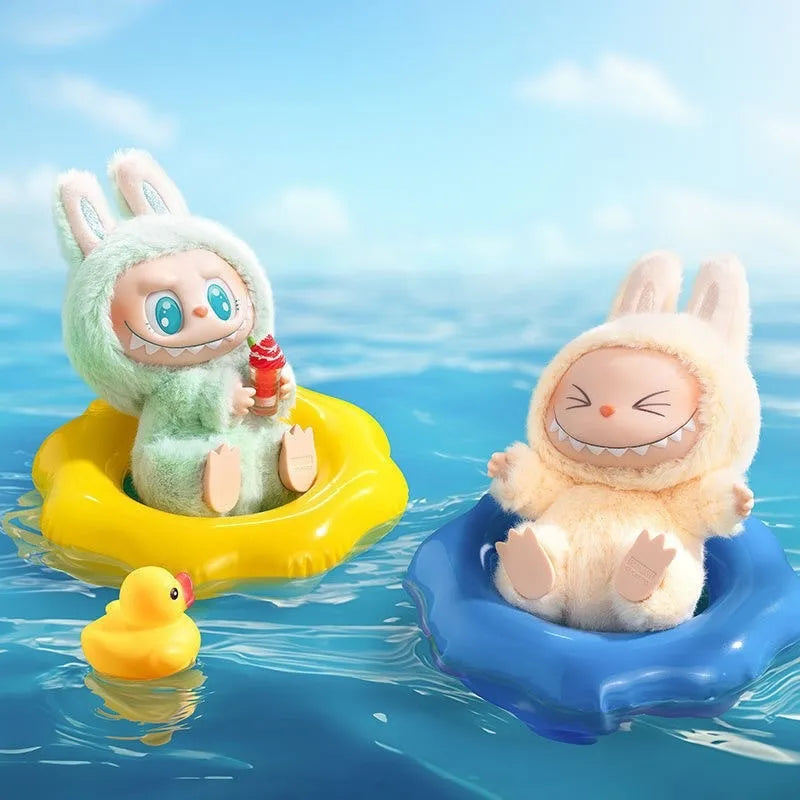 Rabbu second generation vinyl doll beautiful key box blind Rabbu sitting doll party Christmas gift key children's toys.
