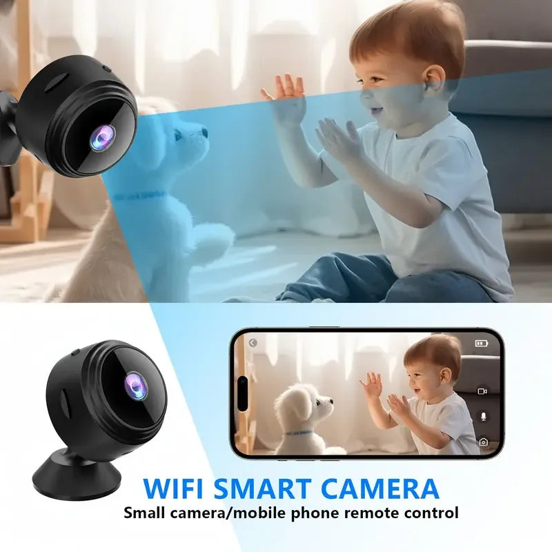 Mini wireless surveillance camera, WiFi, security monitoring, remote monitor, camera, smart home, A9