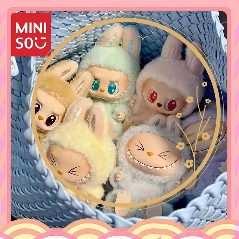 Miniso NEW Anime Figure Have A Seat Series Vinyl Pendant Doll Model Cute Monster Keychain Decorative Ornament Birthday Gift 2025