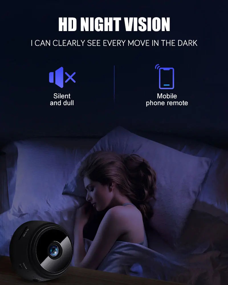 A9 HD Wifi Smart Monitor Surveillance Cameras Sensor Camcorder Web Video Home Safety Wireless Security