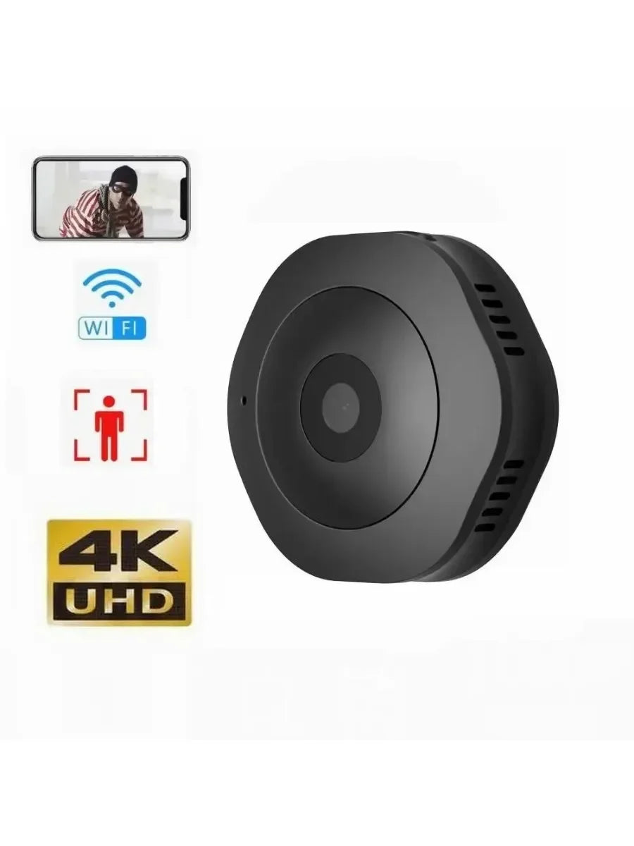 Mini 4K 1080P HD Espia Camera Wifi Smart Home Security IP Webcam Remote Monitoring Small Camcorder Night Vision Invisible Camera