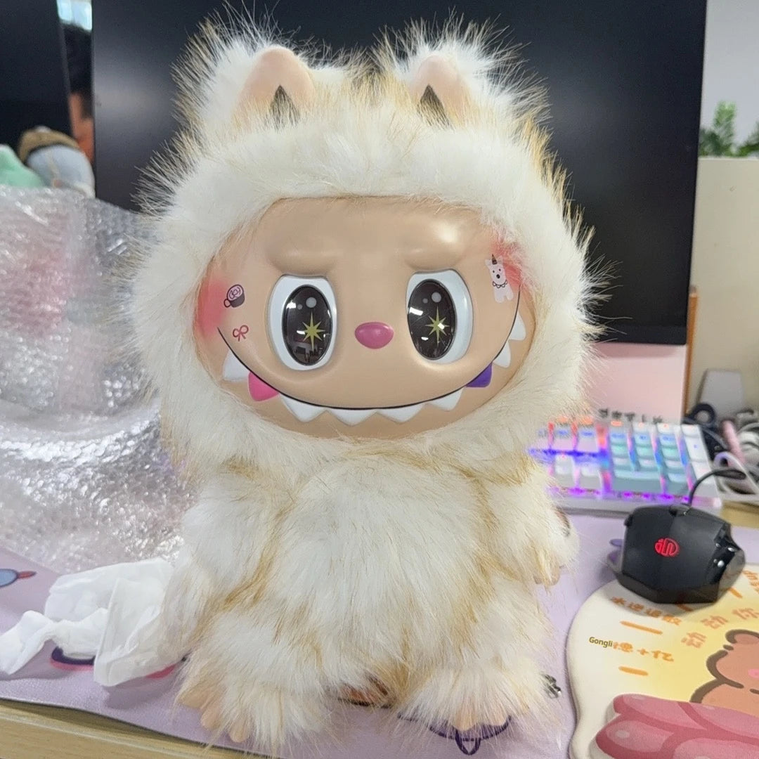 New 38cm Hand-Transformed Doll Monster Zimomo Vinyl Face Dolls Model Big Leader Big Angel Living Room Ornament Festival Gifs