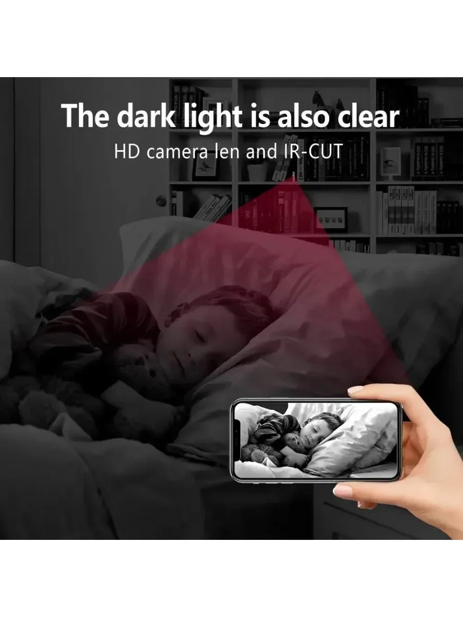 Mini 4K 1080P HD Espia Camera Wifi Smart Home Security IP Webcam Remote Monitoring Small Camcorder Night Vision Invisible Camera