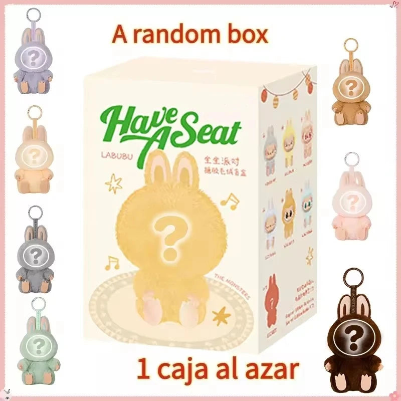 Miniso NEW Anime Figure Have A Seat Series Vinyl Pendant Doll Model Cute Monster Keychain Decorative Ornament Birthday Gift 2025