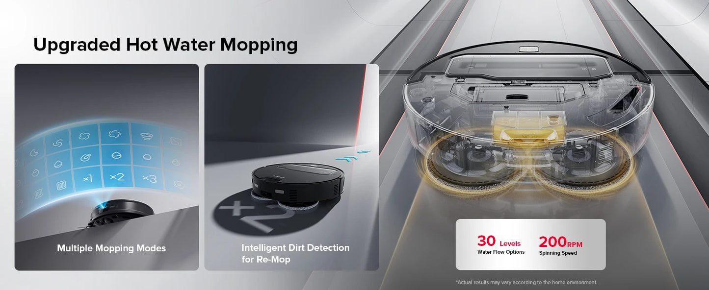 roborock Z70 Robot Vacuum OmniGrip Arm AI-Powered 22000Pa Suction 3.14’’ Ultra Slim Auto Mop Washing & Drying FlexiArm AI