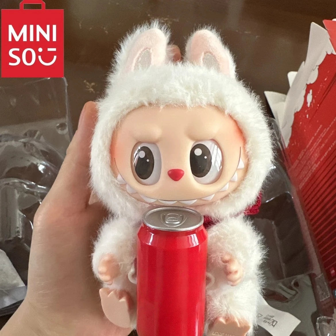 MINISO Blind Box Cola Monster Many Collection Series Vinyl Face Toy Animated Character Face Doll Mystery Surprise Keychain Gift