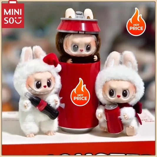 MINISO Blind Box Cola Monster Many Collection Series Vinyl Face Toy Animated Character Face Doll Mystery Surprise Keychain Gift