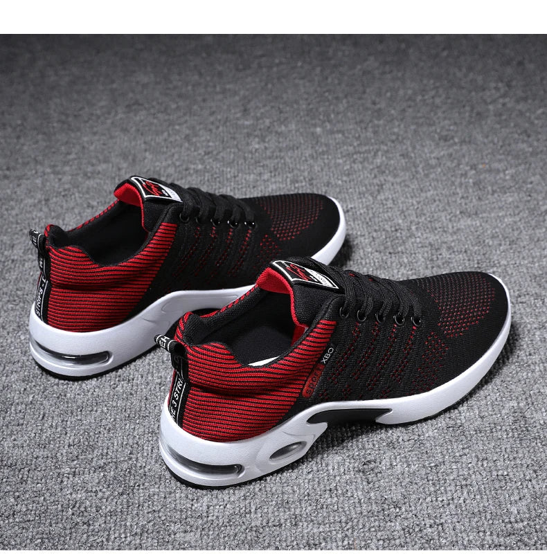 Sports Hiking and Running Shoes for Men Lightweight Men's Designer Mesh Sneakers Lace-Up Male Outdoor Sports Tennis Breath Shoes