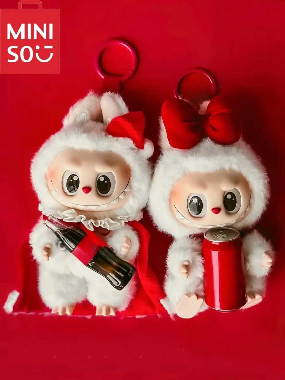 MINISO Blind Box Cola Monster Many Collection Series Vinyl Face Toy Animated Character Face Doll Mystery Surprise Keychain Gift