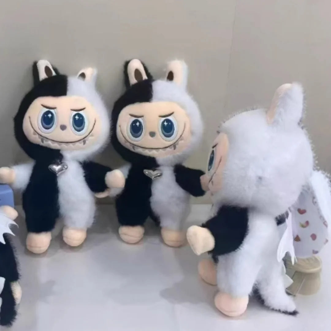Angel Demon Rabu Cloth Plush Toy New Cute Doll Black and White Cloth Tooth Doll Doll