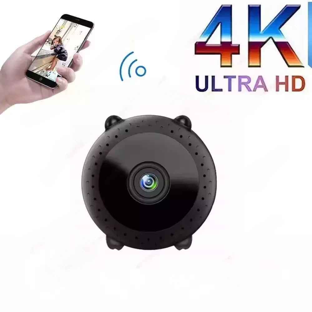 Mini 4K 1080P HD Espia Camera Wifi Smart Home Security IP Webcam Remote Monitoring Small Camcorder Night Vision Invisible Camera