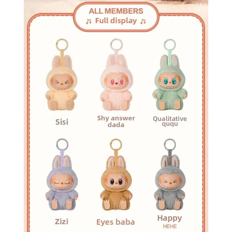2025 new ordinary style second-generation Labu monster vinyl pendant doll cute statue collection toy birthday gift