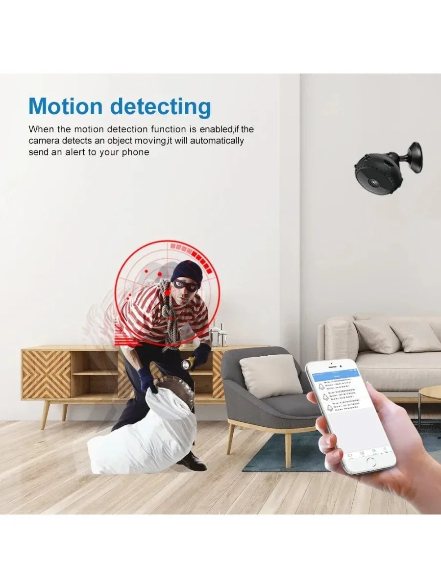 Mini 4K 1080P HD Espia Camera Wifi Smart Home Security IP Webcam Remote Monitoring Small Camcorder Night Vision Invisible Camera