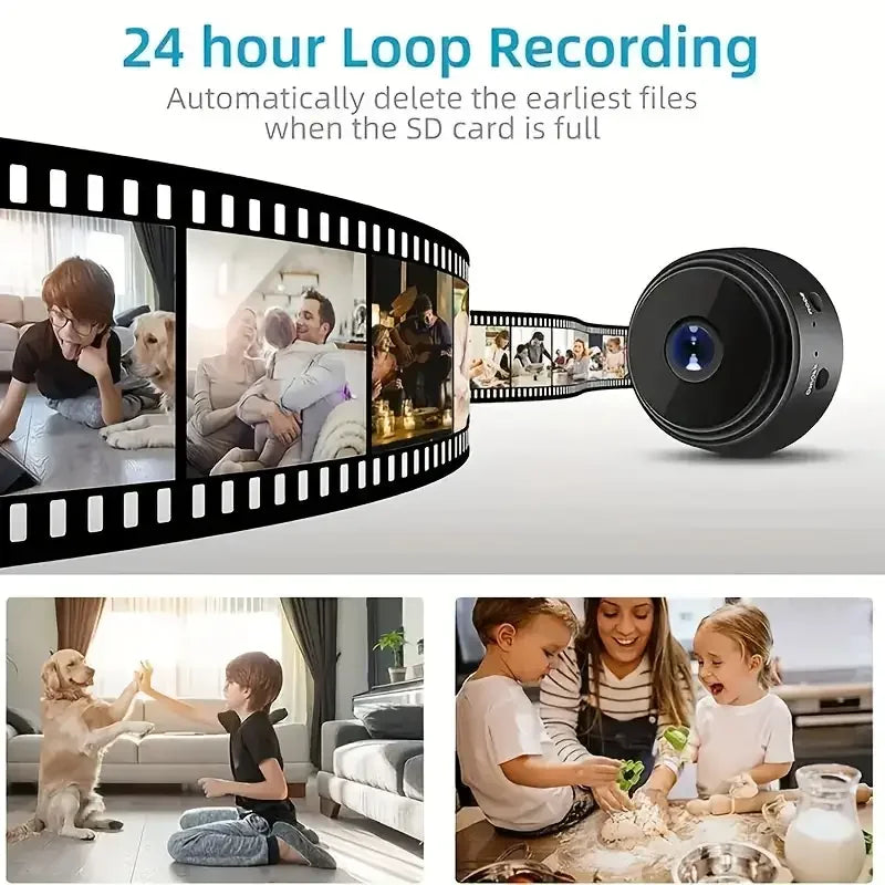 Mini wireless surveillance camera, WiFi, security monitoring, remote monitor, camera, smart home, A9