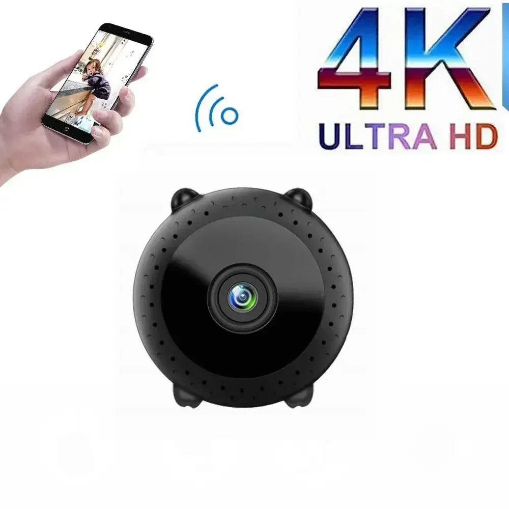 Mini 4K 1080P HD Espia Camera Wifi Smart Home Security IP Webcam Remote Monitoring Small Camcorder Night Vision Invisible Camera