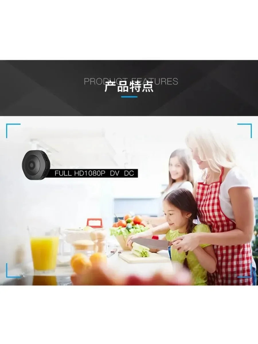 Mini 4K 1080P HD Espia Camera Wifi Smart Home Security IP Webcam Remote Monitoring Small Camcorder Night Vision Invisible Camera