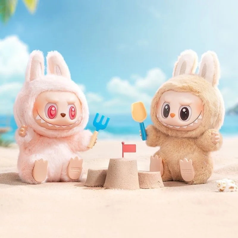 Rabbu second generation vinyl doll beautiful key box blind Rabbu sitting doll party Christmas gift key children's toys.