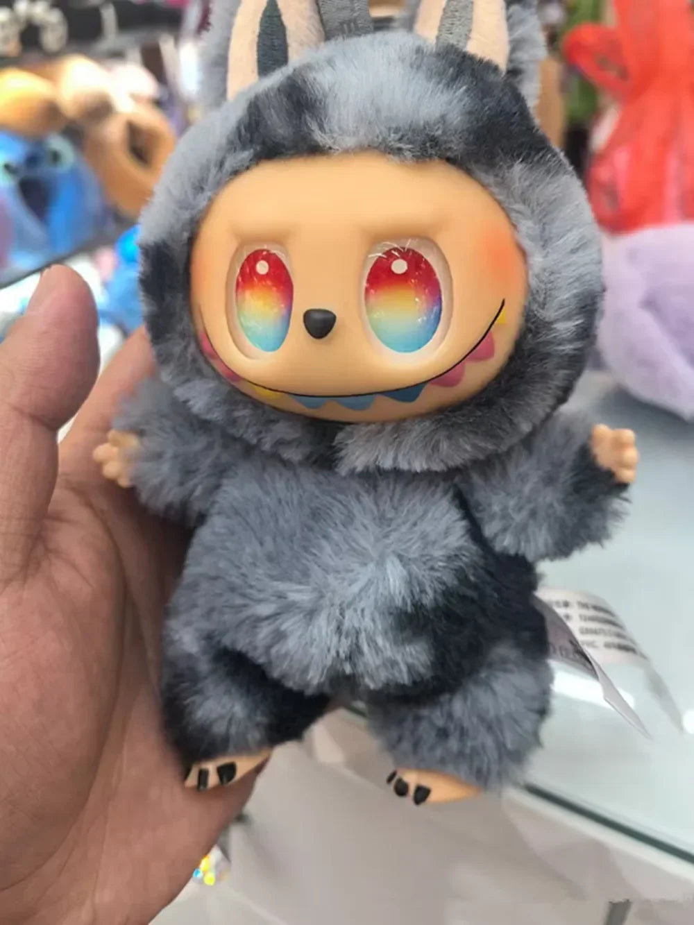 =Miniso New Stitch Eat Some Thing Before Sleep Series Vinyl Blind Box Bag Pendant Cute Plush Doll Mystery Box Toy Surprise Gifts