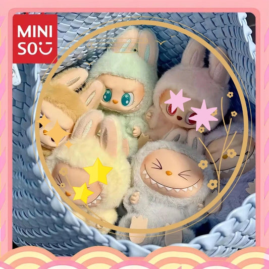 Miniso NEW Anime Figure Have A Seat Series Vinyl Pendant Doll Model Cute Monster Keychain Decorative Ornament Birthday Gift 2025