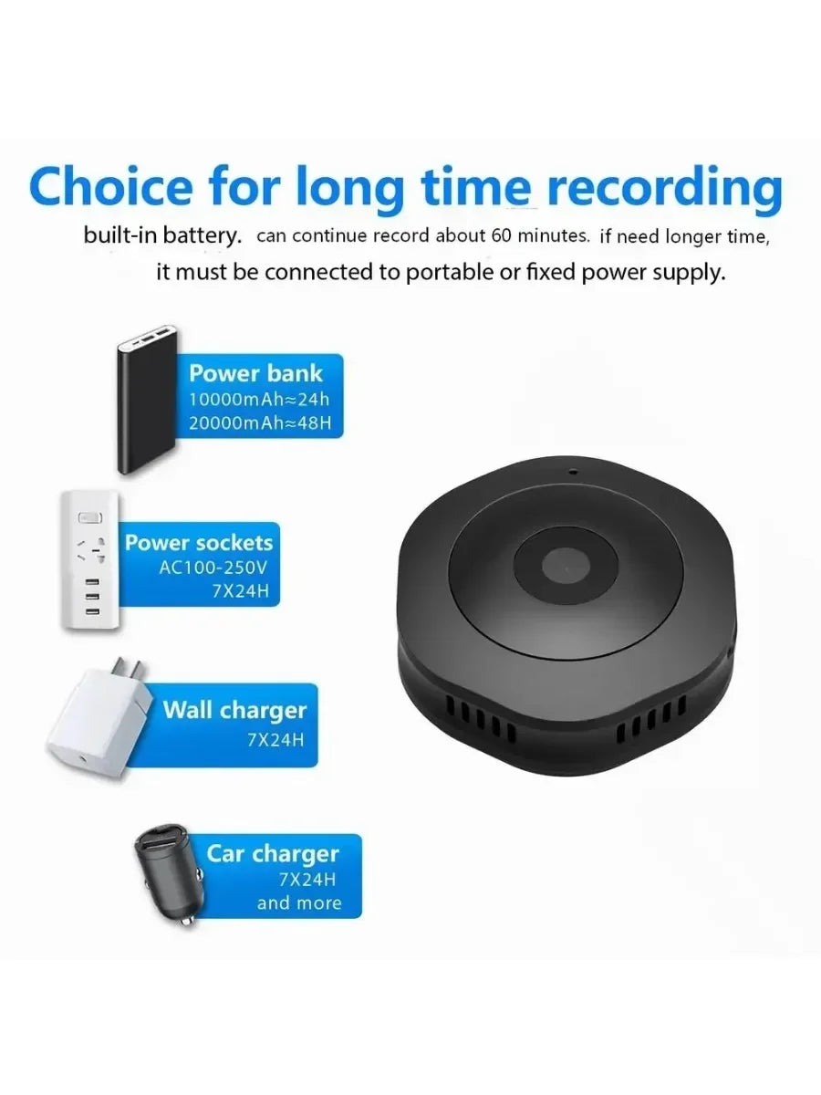 Mini 4K 1080P HD Espia Camera Wifi Smart Home Security IP Webcam Remote Monitoring Small Camcorder Night Vision Invisible Camera