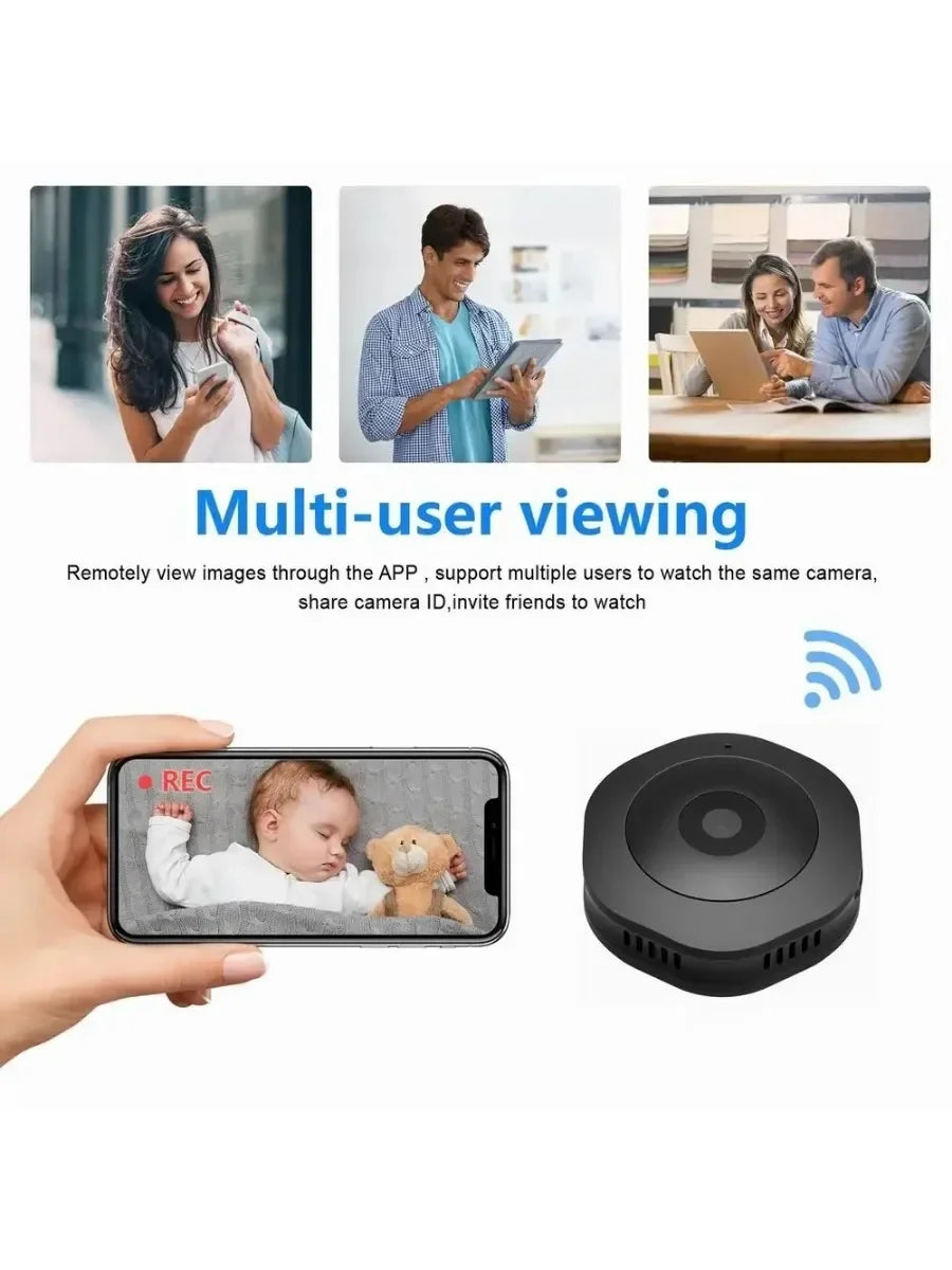 Mini 4K 1080P HD Espia Camera Wifi Smart Home Security IP Webcam Remote Monitoring Small Camcorder Night Vision Invisible Camera