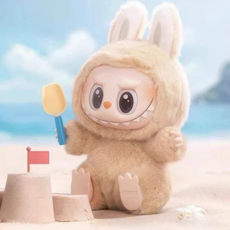 Rabbu second generation vinyl doll beautiful key box blind Rabbu sitting doll party Christmas gift key children's toys.