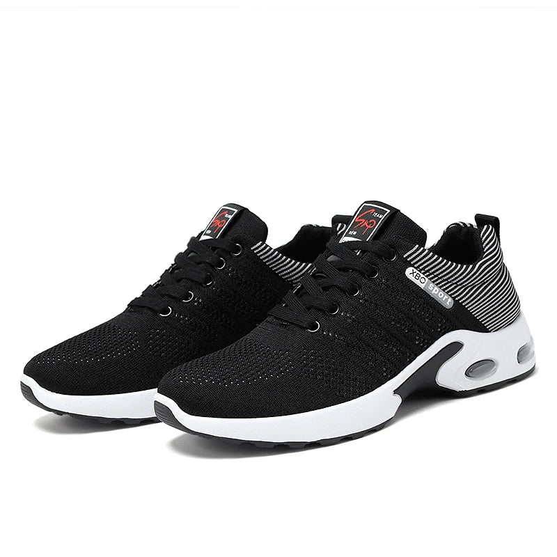 Sports Hiking and Running Shoes for Men Lightweight Men's Designer Mesh Sneakers Lace-Up Male Outdoor Sports Tennis Breath Shoes