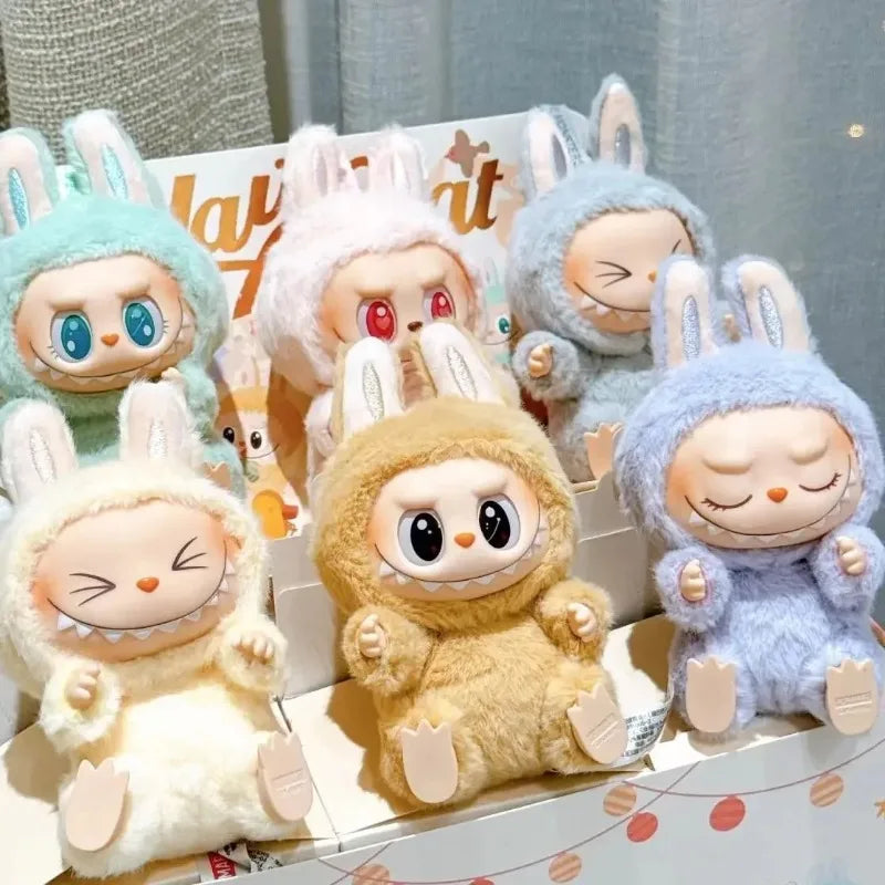 Rabu monster box toys,macaroon II,vinyl dolls blind box models,key chains, gifts table decorations,Christmas gifts for children.