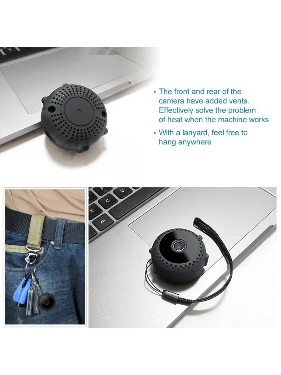 Mini 4K 1080P HD Espia Camera Wifi Smart Home Security IP Webcam Remote Monitoring Small Camcorder Night Vision Invisible Camera