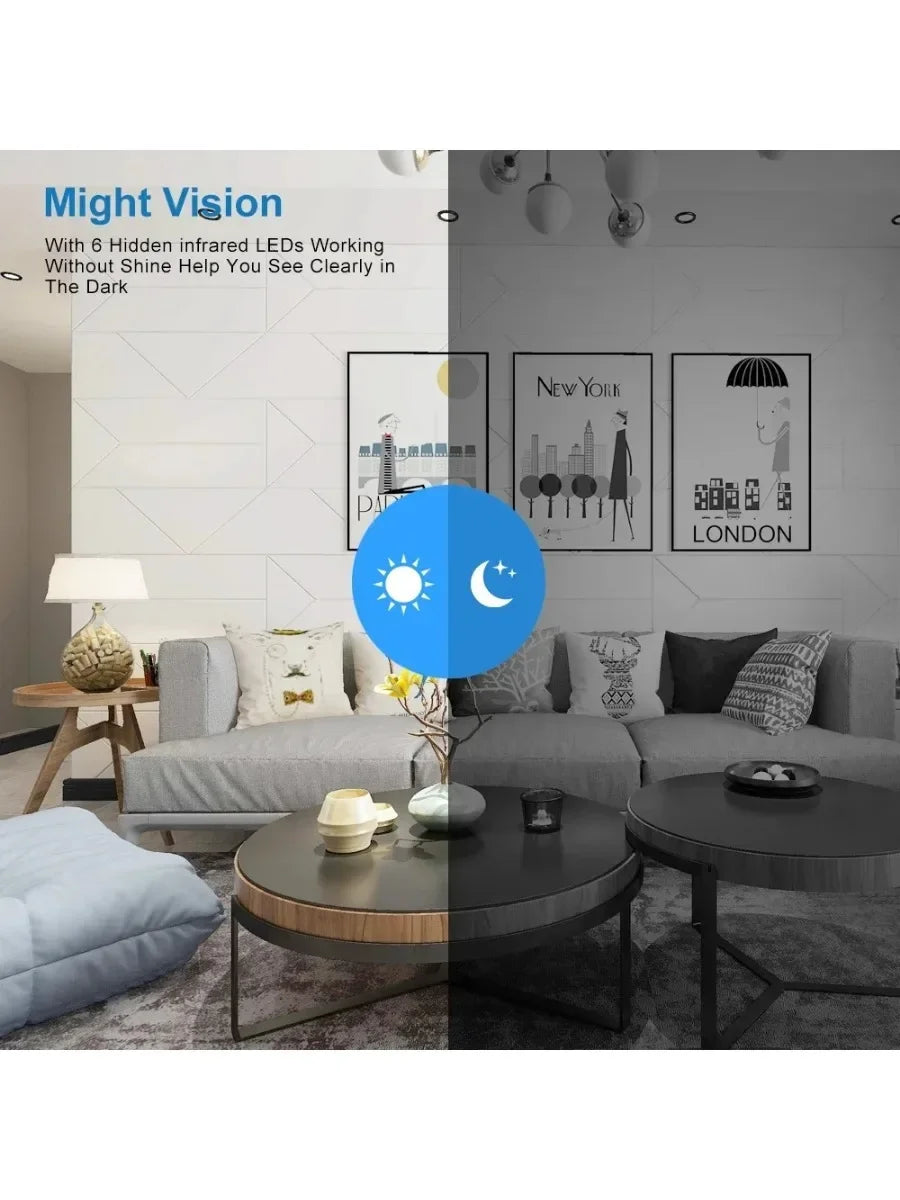 Mini 4K 1080P HD Espia Camera Wifi Smart Home Security IP Webcam Remote Monitoring Small Camcorder Night Vision Invisible Camera