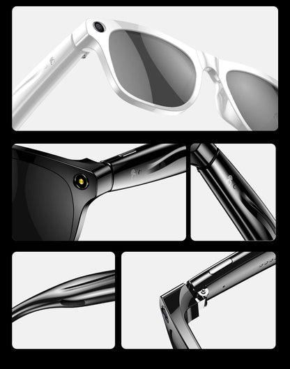 LIGE 100W HD AI Smart Glasses Camera Video Recording Intelligent Translation Bluetooth Call 260mAh Battery Smart Sunglasses NEW