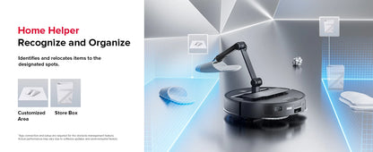 roborock Z70 Robot Vacuum OmniGrip Arm AI-Powered 22000Pa Suction 3.14’’ Ultra Slim  Auto Mop Washing & Drying FlexiArm  AI