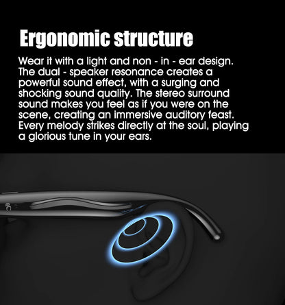 LIGE 100W HD AI Smart Glasses Camera Video Recording Intelligent Translation Bluetooth Call 260mAh Battery Smart Sunglasses NEW