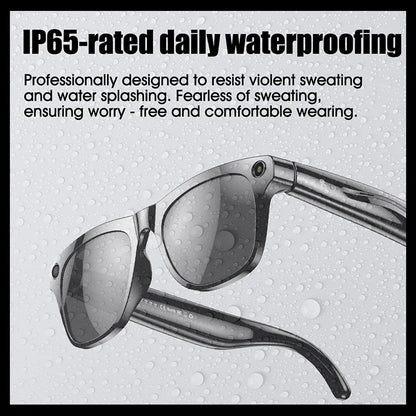 LIGE 100W HD AI Smart Glasses Camera Video Recording Intelligent Translation Bluetooth Call 260mAh Battery Smart Sunglasses NEW