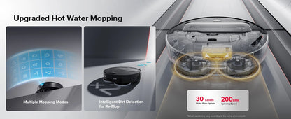roborock Z70 Robot Vacuum OmniGrip Arm AI-Powered 22000Pa Suction 3.14’’ Ultra Slim  Auto Mop Washing & Drying FlexiArm  AI