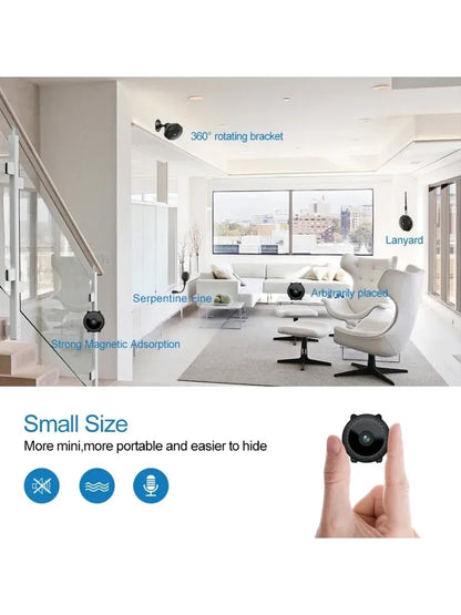 Mini 4K 1080P HD Espia Camera Wifi Smart Home Security IP Webcam Remote Monitoring Small Camcorder Night Vision Invisible Camera