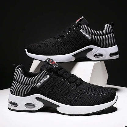 Sports Hiking and Running Shoes for Men Lightweight Men's Designer Mesh Sneakers Lace-Up Male Outdoor Sports Tennis Breath Shoes