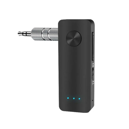 2-In-1 Wireless Audio Adapter Bluetooth 5.4 Receiver Transmitter 3.5mm AUX Lossless Sound MIC For Car Speaker TV PC Airplane
