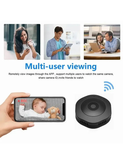 Mini 4K 1080P HD Espia Camera Wifi Smart Home Security IP Webcam Remote Monitoring Small Camcorder Night Vision Invisible Camera