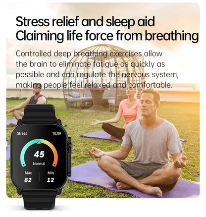 Smartwatch T900 U2 for Men and Women, Bluetooth Call, Wireless Charging, NFC, GPS Track, BT, Music, Games, New, 49mm, 2024
