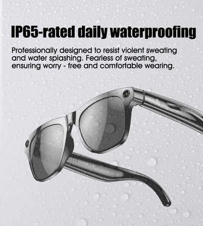 LIGE 100W HD AI Smart Glasses Camera Video Recording Intelligent Translation Bluetooth Call 260mAh Battery Smart Sunglasses NEW